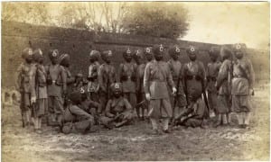 British Indian Soldiers Resting