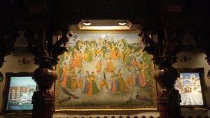 Painting inside the temple