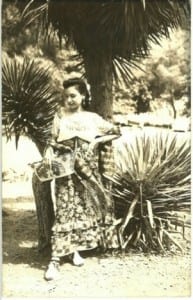 Mexican woman poses for postcard photograph (n.d.) No URL available