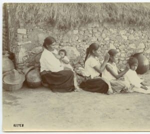 a mexican mother and her family